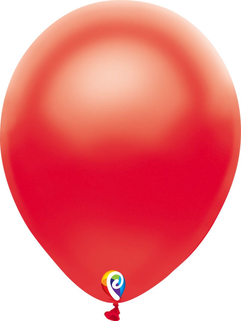 12" Pearl Red Balloon(Helium Inclued)