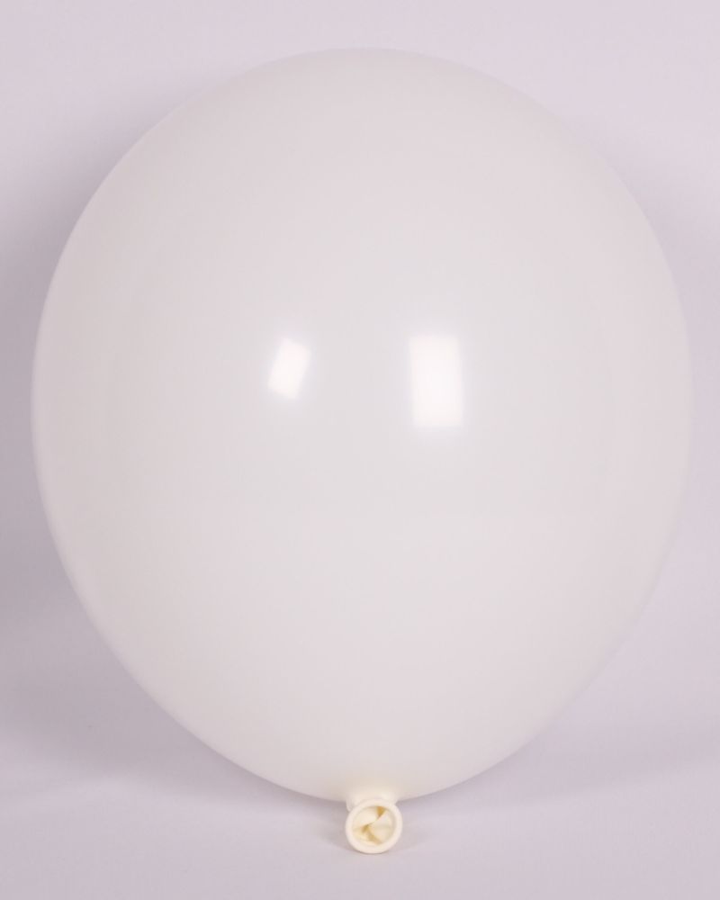 12" Standard White Balloon(Helium Inclued)