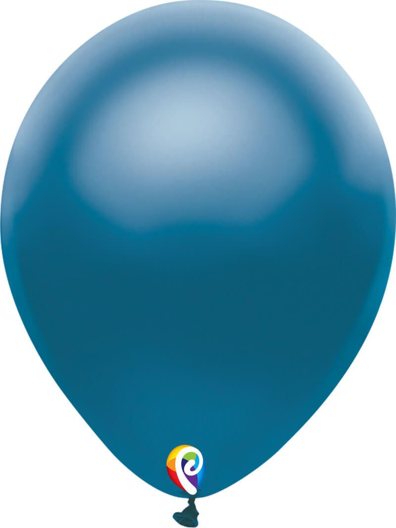 12" Pearl Blue Balloon(Helium Incued)