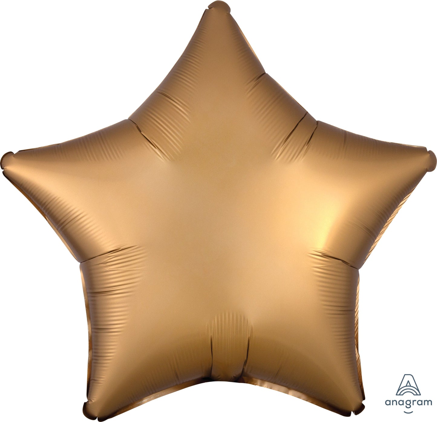 18" Satin Luxe Gold Star Balloon(Helium Inclued)