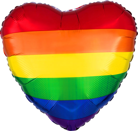 18" Rainbow Fun Balloon(Helium Inclued)