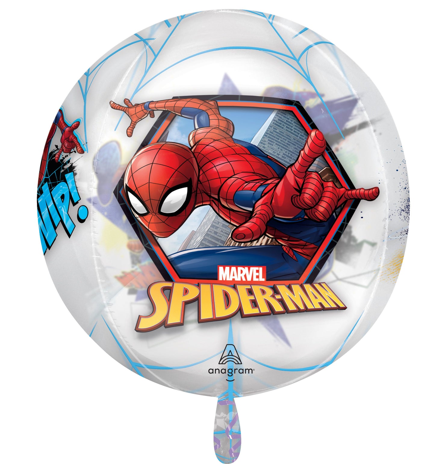 15"Orbz Spiderman Balloon(Helium Inclued)
