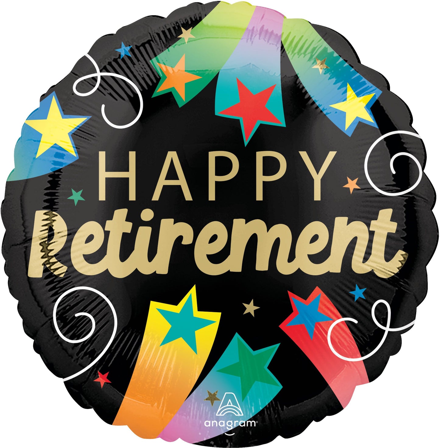 18" Standard Happy Retirement Balloon(Helium Inclued)
