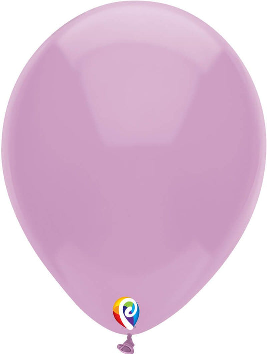12" Lilac Balloon(Helium Inclued)