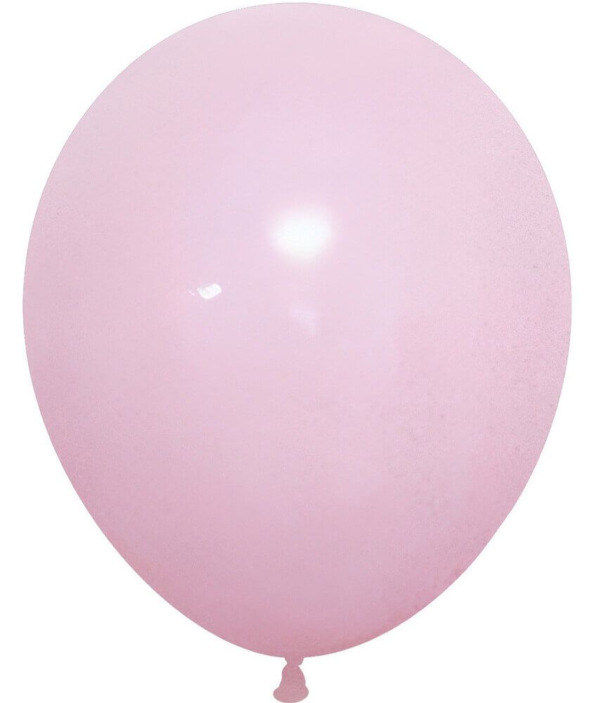 12" Macaron Pink Balloon(Helium Inclued)