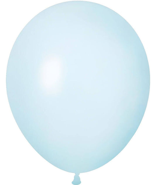 12" Standard Baby Blue Balloon(Helium Inclued)
