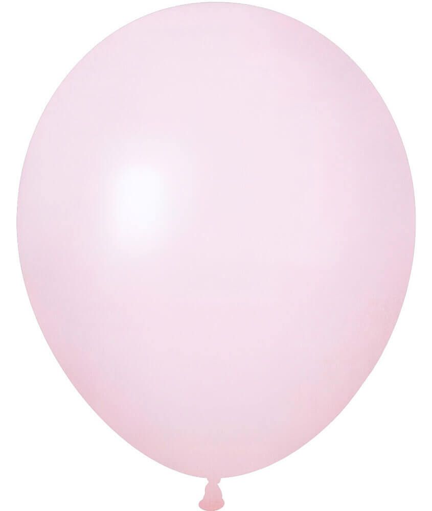 12" Standard Baby Pink Balloon(Helium Inclued)