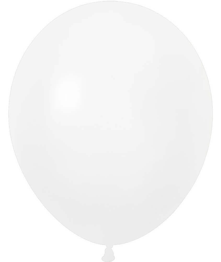 12" Standard White Balloon(Helium Inclued)