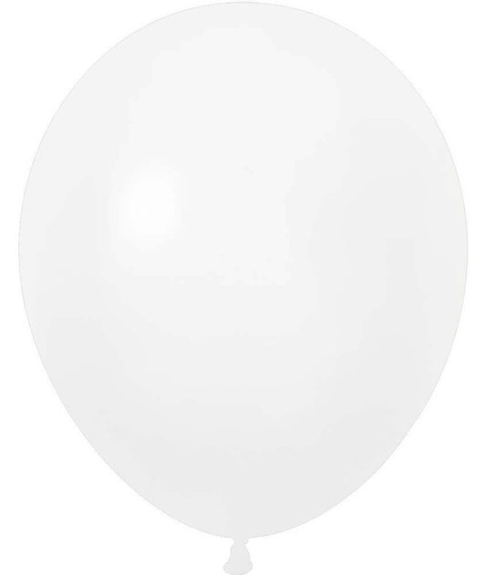 12" Standard White Balloon(Helium Inclued)